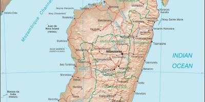 Мадагаскар карта страны