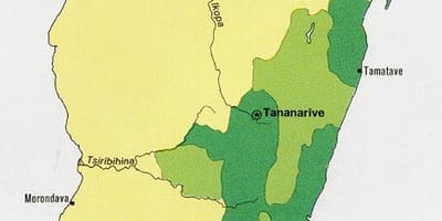 Мадагаскар карту плотности населения 