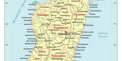 Подробная карта Мадагаскара